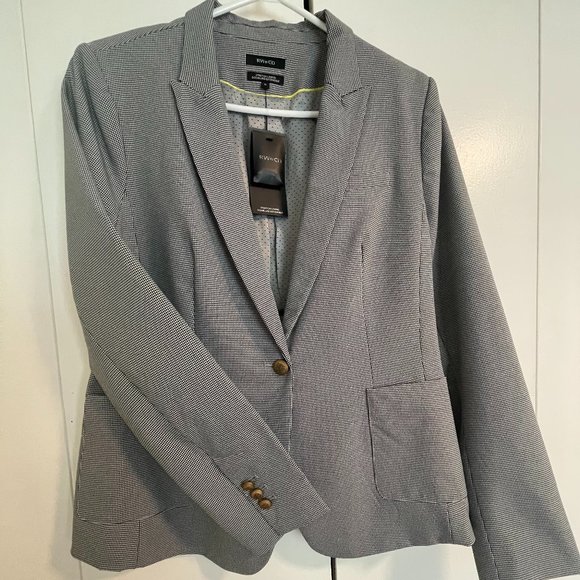 RW&CO. Jackets & Blazers - RW&Co Mini-Houndstooth Blazer SIZE 12